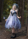 Urtto -Falling Leaf Butterfly- Halter Dress Sweet Gothic Lolita JSK