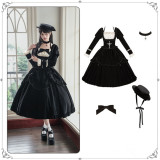 Withpuji -Revelation- Square Neckline Velvet Casual Classic Lolita Dress for Autumn and Winter