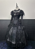 The Puppet's Story -Magic Sleep- Elegant Gothic Lolita Corset Topwear and Skirt