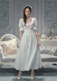 LaceMade -Princess Elyse- French Countryside Cotton Sweet Classic Casual Daily Lolita Corset Dress