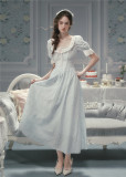 LaceMade -Princess Elyse- French Countryside Cotton Sweet Classic Casual Daily Lolita Corset Dress