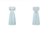 LaceMade -Princess Elyse- French Countryside Cotton Sweet Classic Casual Daily Lolita Corset Dress