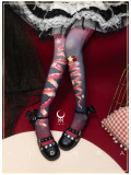Yidhra -Christmas Eve- Printed Christmas Lolita Tights
