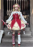 Xiaoxin -Small Sheep Apple- Kawaii Cute Sweet Lolita JSK, Blouse, Headwear and Leg Warmers