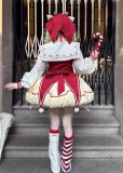 Xiaoxin -Small Sheep Apple- Kawaii Cute Sweet Lolita JSK, Blouse, Headwear and Leg Warmers
