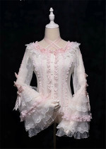 Twins Bear -Find My Heart- Sweet Classic Princess Lolita Blouse
