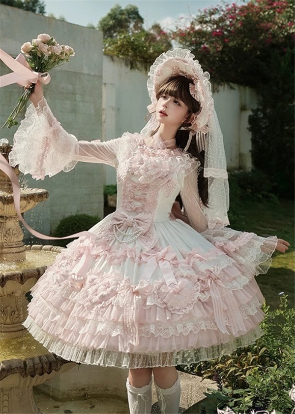 Twins Bear -Find My Heart- Sweet Classic Princess Lolita JSK