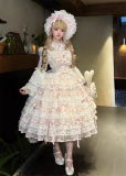 Cherry Blossom Snow Romance - Sweet Birthday Tea Party Wedding Princess Lolita JSK and Accessories