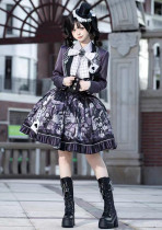 Your Princess -Alice Poker- Classic Lolita Short Jacket, Vest and Corset Skirt Set