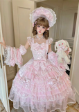 Spring Overture - Classic Tea Party Princess Lolita JSK and Accessories