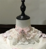 Nivia - Elegant Sweet Classic Princess Rococo Lolita OP Dress, Fur Wool Cape and Accessories