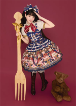 Sugar Festivity - Vintage Sweet Lolita JSK, Headbow and Hat