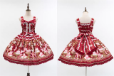 Sugar Festivity - Vintage Sweet Lolita JSK, Headbow and Hat