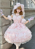 Dreams of Misty Moonlight - Sweet Classic Lolita JSK and Accessories