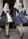 Yinlizhisen -The Choir of the Church- Gothic Lolita OP Dress Set and Rosette Hairpin