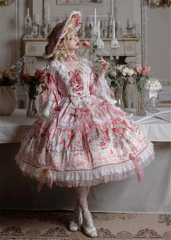 Angel's Heart -Fairy Tale- Gorgeous Doll Sweet Classic Lolita OP Dress and JSK