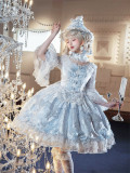 Twins Bear -The Promise Under the Milky Way- Sweet Classic Princess Lolita OP Dress