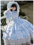 Twins Bear -The Promise Under the Milky Way- Sweet Classic Princess Rococo Tea Party Wedding Lolita Blouse