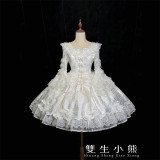 Twins Bear -The Promise Under the Milky Way- Sweet Classic Princess Lolita OP Dress