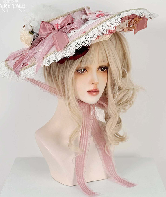 Angel's Heart -Fairy Tale- Gorgeous Doll Sweet Classic Lolita Cape, Hat and Headbow