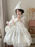 Twins Bear -The Promise Under the Milky Way- Sweet Classic Princess Lolita OP Dress