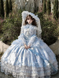 Twins Bear -The Promise Under the Milky Way- Sweet Classic Princess Rococo Tea Party Wedding Lolita JSK