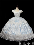 Twins Bear -The Promise Under the Milky Way- Sweet Classic Princess Rococo Tea Party Wedding Lolita JSK