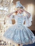 Twins Bear -The Promise Under the Milky Way- Sweet Classic Princess Lolita OP Dress