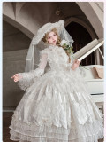 Twins Bear -The Promise Under the Milky Way- Sweet Classic Princess Rococo Tea Party Wedding Lolita Blouse