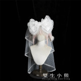 Twins Bear -The Promise Under the Milky Way- Sweet Classic Princess Rococo Tea Party Wedding Lolita Accessories