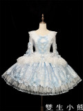 Twins Bear -The Promise Under the Milky Way- Sweet Classic Princess Lolita OP Dress