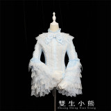 Twins Bear -The Promise Under the Milky Way- Sweet Classic Princess Rococo Tea Party Wedding Lolita Blouse