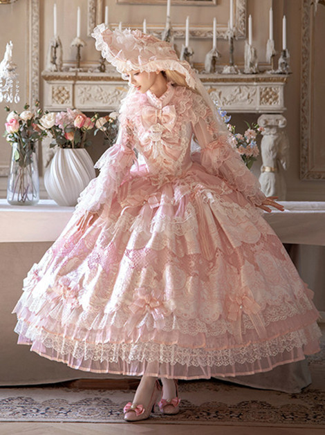 Twins Bear -The Promise Under the Milky Way- Sweet Classic Princess Rococo Tea Party Wedding Lolita JSK
