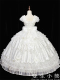 Twins Bear -The Promise Under the Milky Way- Sweet Classic Princess Rococo Tea Party Wedding Lolita JSK
