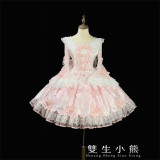 Twins Bear -The Promise Under the Milky Way- Sweet Classic Princess Lolita OP Dress