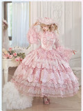 Twins Bear -The Promise Under the Milky Way- Sweet Classic Princess Rococo Tea Party Wedding Lolita Blouse