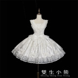 Twins Bear -The Promise Under the Milky Way- Sweet Classic Princess Rococo Tea Party Wedding Lolita JSK