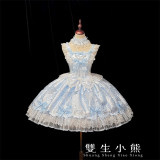 Twins Bear -The Promise Under the Milky Way- Sweet Classic Princess Rococo Tea Party Wedding Lolita JSK