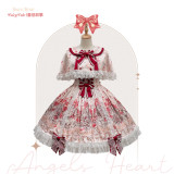 Angel's Heart -Fairy Tale- Gorgeous Doll Sweet Classic Lolita Cape, Hat and Headbow