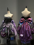 YourHighness -To the Mountains and Seas For Glorious Years- Chinese Qi Lolita JSK, Neckwear and Headwear with Veil