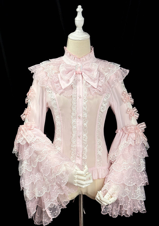 Twins Bear -The Promise Under the Milky Way- Sweet Classic Princess Rococo Tea Party Wedding Lolita Blouse