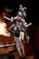Cage Meeting - Circus Style Sweet Lolita Topwear, Skirt, Birdcage Overskirt and Accessories