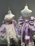 YourHighness -To the Mountains and Seas For Glorious Years- Chinese Qi Lolita JSK, Neckwear and Headwear with Veil