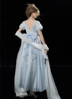 Hofburg Antique -Selenae Prologue- Empire Palace Retro Classic Vintage Lolita OP Dress with Waistband and Accessories