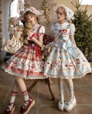 Strawberry Heart - Doll Sweet Lolita Topwear, Blouse, Skirt and Accessories