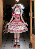 Strawberry Heart - Doll Sweet Lolita Topwear, Blouse, Skirt and Accessories