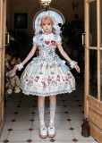 Strawberry Heart - Doll Sweet Lolita Topwear, Blouse, Skirt and Accessories