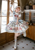 Strawberry Heart - Doll Sweet Lolita Topwear, Blouse, Skirt and Accessories