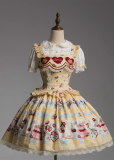 Strawberry Heart - Doll Sweet Lolita Topwear, Blouse, Skirt and Accessories