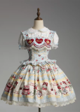 Strawberry Heart - Doll Sweet Lolita Topwear, Blouse, Skirt and Accessories